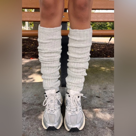 Brandy Melville gray leg warmers - Picture 1 of 2